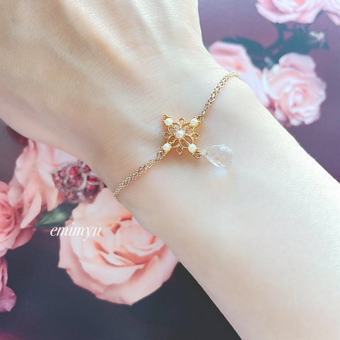 Crystal Of Snow Drop Bracelet