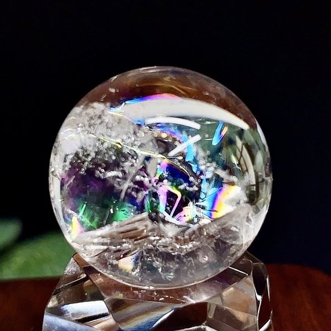 ヒマラヤ水晶　水晶　丸玉　スフィア　パワーストーン　天然石　【超美品】 24