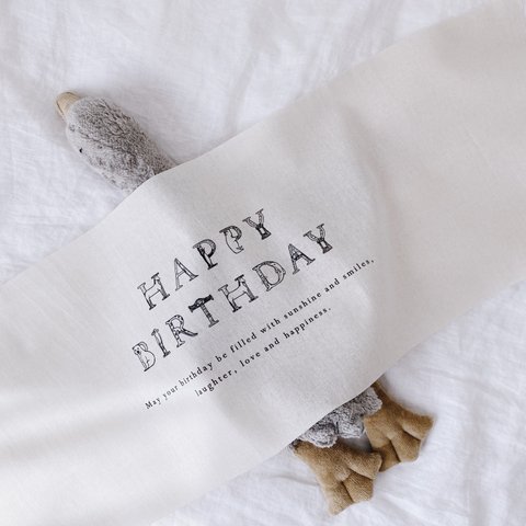 Birthday Tapestry / Animal | コットンリネン | 誕生日飾り | 誕生日 | バースデータペストリー