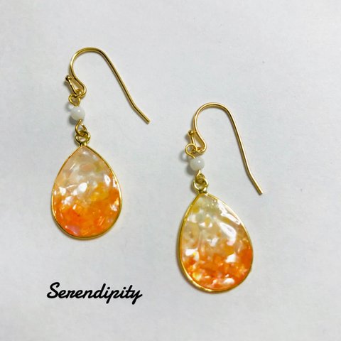 Seasideピアス Orange