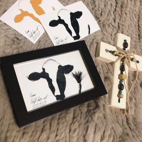 ファーストカットアート【cow】