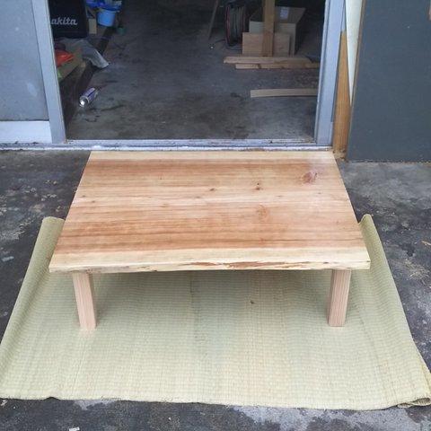 ローテーブル テーブル 一枚板 座卓 リビングテーブル