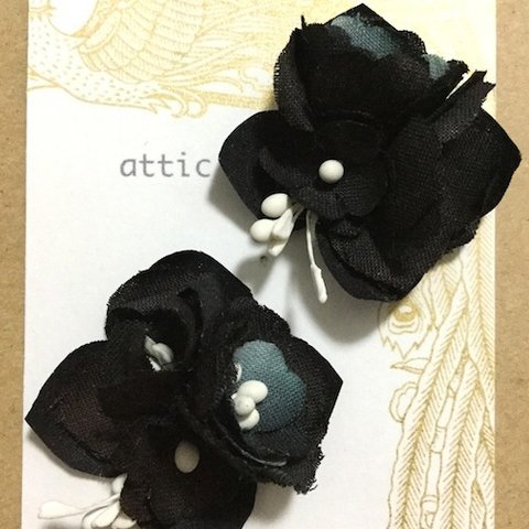 -attic- 染花 ブラック＆ブルー