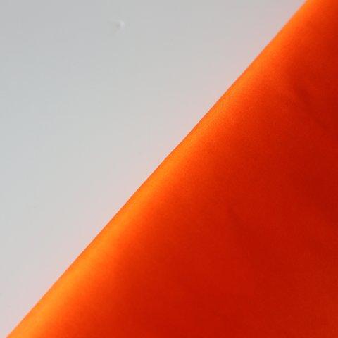 羽二重4匁　橙色　２５㎝×46cm　つまみ細工　絹羽二重　
