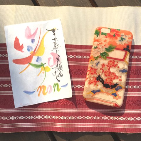 着物iPhone6スマホカバー