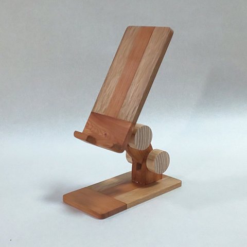 木製スマホスタンド