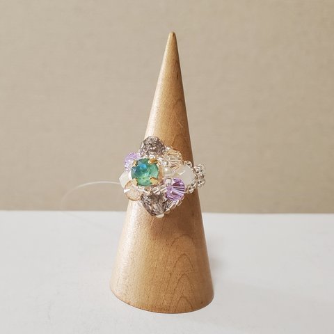 sale・スワロフスキ・CRYシルキーセージディライト・ダリアン・Ring