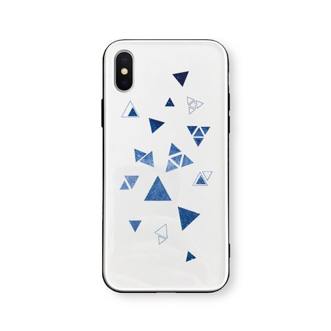 星空トライアングル【強化ガラス × TPUケース】iPhone11/iPhoneXS/iPhoneXR/その他iPhoneケース