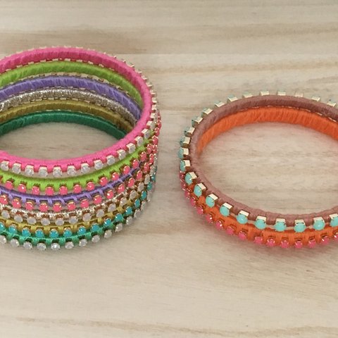 《SALE!》1.500➡︎1.000   ジュエリーラインストーンブレスレット melon&strawberry