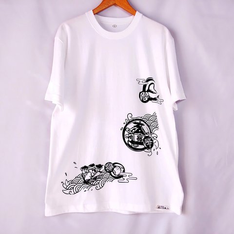 浜降祭　Tシャツ　白　半袖