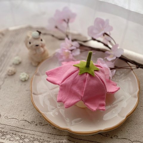 【10cmぬいぐるみ用】桜の妖精ハット𓂃🌸𓈒𓏸