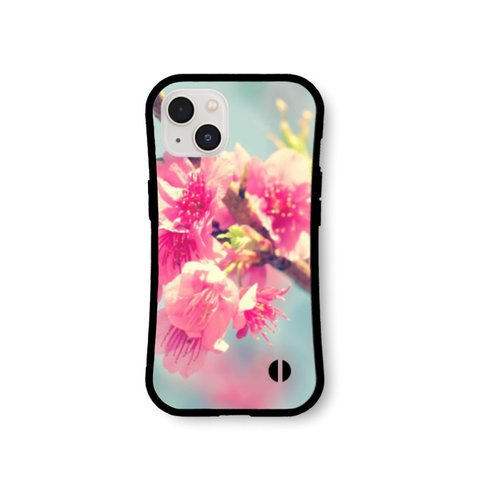 桜25  グリップケース iPhone15 iPhone14 iPhone13 iPhone12 iPhone11 iPhoneSE2  iPhoneSE3