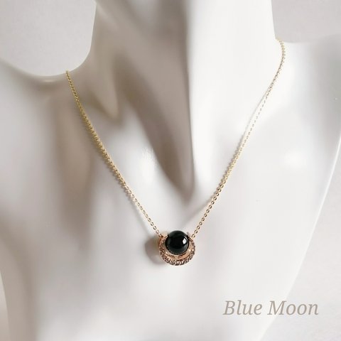 Black Moon・ネックレス(gold)
