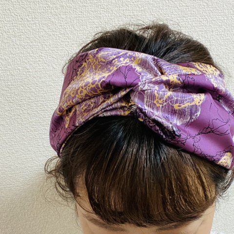 ヘアバンド　ターバン　ヘアアクセサリー　ヘアアレンジ