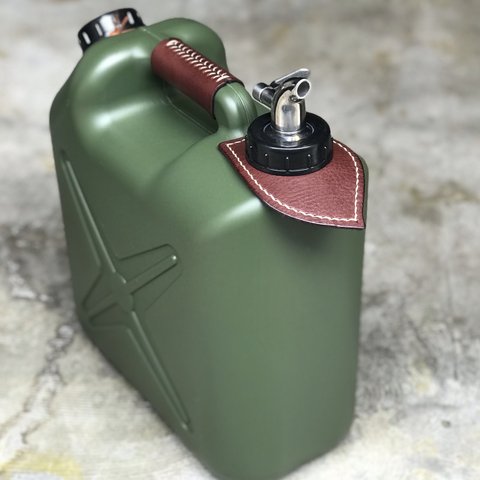  【完成品】カスタムウォータータンク10L手縫い／カーキ