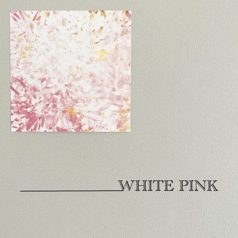 【WHITE PINK】ロゴ写真　ニューボーンフォト　ウェルカムボード　ウェルカムスペース