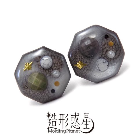 【一点物】銀河カフス(OctagonSilver)