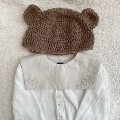 刺繍が可愛いベビーつけ襟