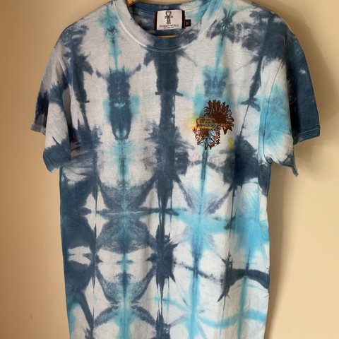 SHAREMYWORLD シェアマイワールド sunflower tiedye Tee 半袖 Tシャツ【ひまわり タイダイ M】