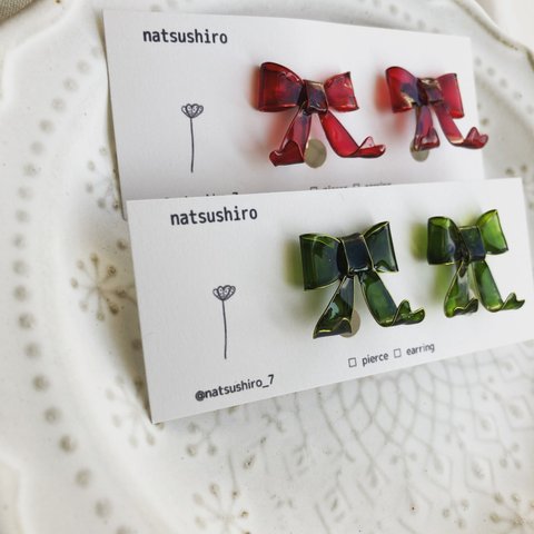 ribbon earring