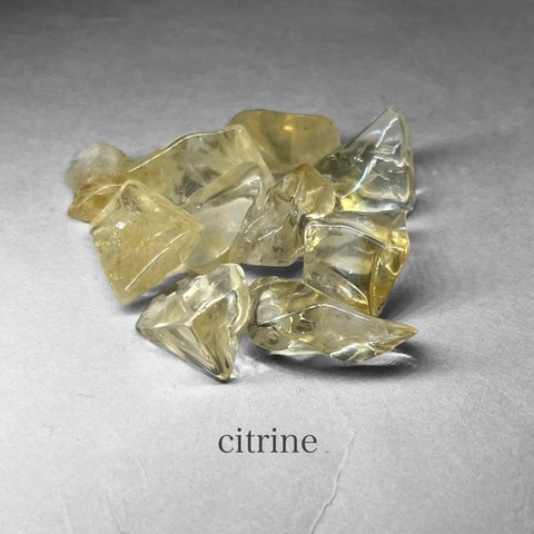 citrine chips / シトリンチップ A グロス・透明度A