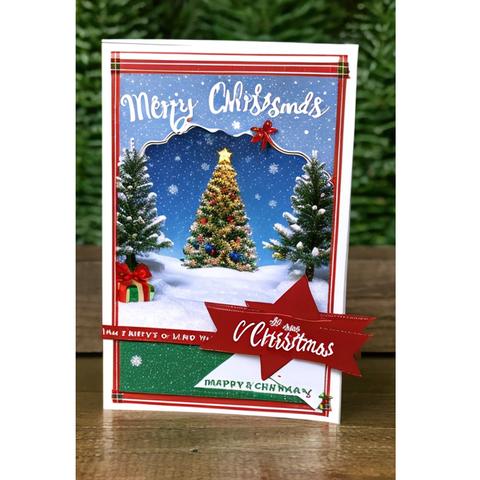 クリスマスカード　CHRISTMAS CARD　幻想的な風景