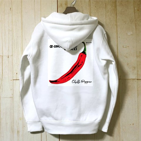 CHILLI PEPPER / フロントジップパーカー