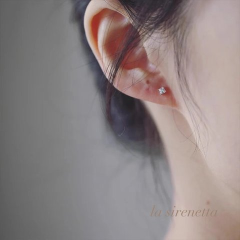 3mm square zirconia pierce