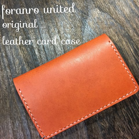 Italy leather 名刺 case 使うのが楽しい‼️