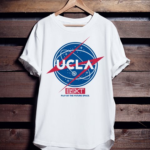 バスケ宇宙Tシャツ「UCLA BSKT SPACE」