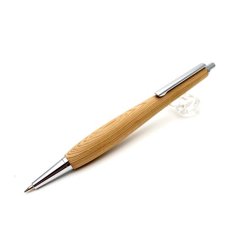 絶妙なバランス形状の木軸ボールペン ShapePen0.5㎜ ノック式 屋久杉/やくすぎ TMB2010 送料無料 ギフト