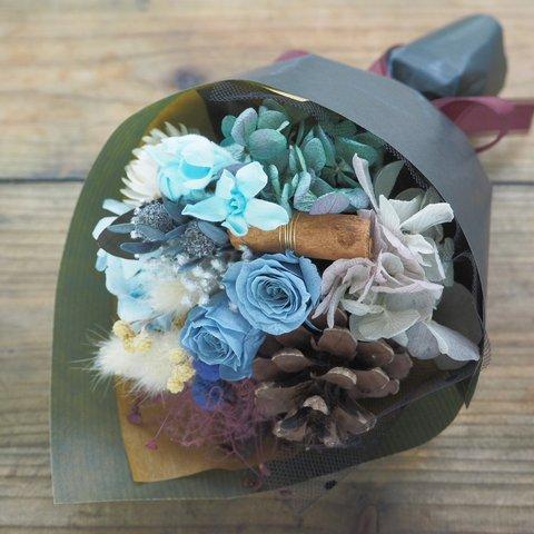 ピックアップ掲載☆ Myosotis Petit Bouquet＜Automne>　＊　ミニブーケ・壁飾り