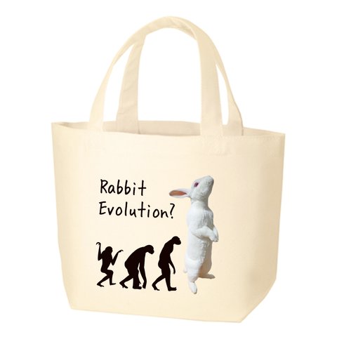 Rabbit Evolution うさぎミニトートバッグ＜即納可能＞