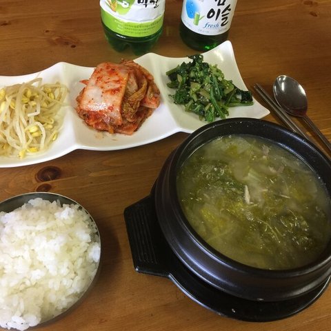 自家製　鰯スープ　（シラク）韓国スープ