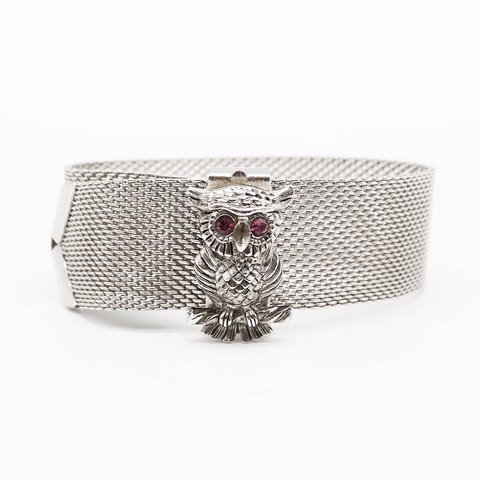「SARAH COVENTRY」70s USA vintage owl bracelet