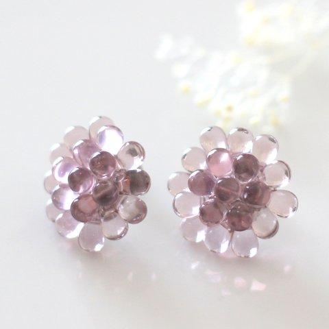 drops earrings (lilac)