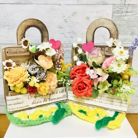 新発売✨母の日💕バッグフラワーアレンジ💐