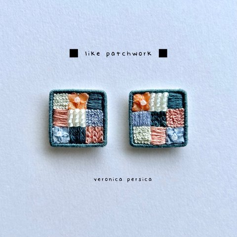 〈like patchwork(veronica persica)〉