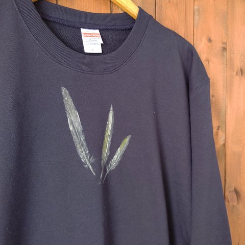 【スウェット・Men's L】 オカメインコ羽