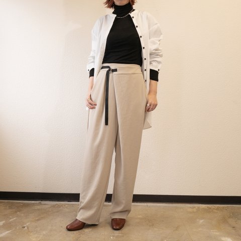 ラップ　トラウザー　ootd