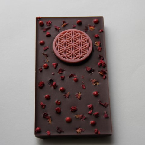 Flower of life Raw chocolate Bar "Numero.1" フラワーオブライフ ローチョコレートバー