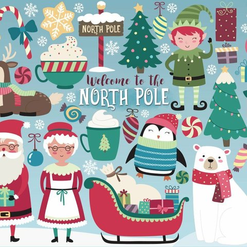  イラスト素材・North Pole デジタルコンテンツ 