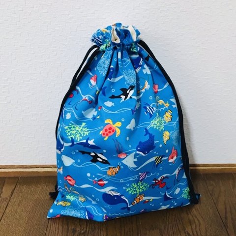 【再販】海の生き物お着替え袋