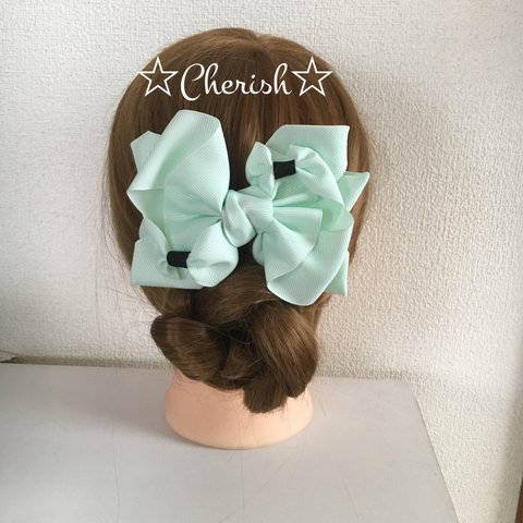 送料無料♡リピネリボン ヘアアクセサリー