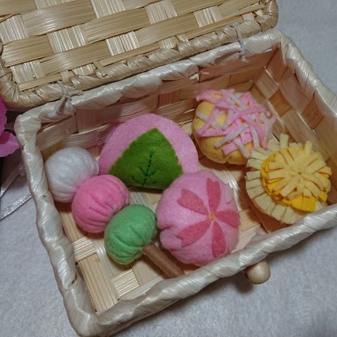 春の和菓子セット◇フェルト