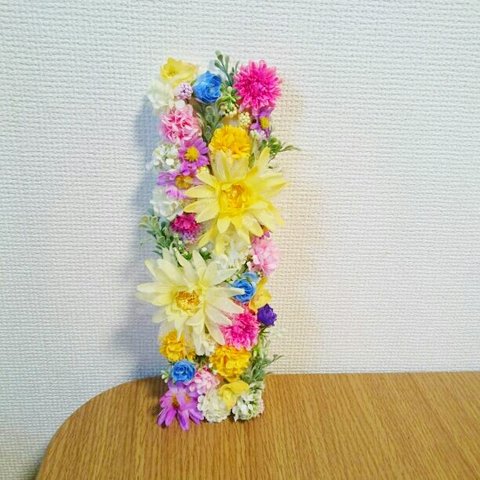 お花の切り文字☆「I」