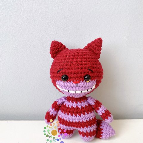 編みぐるみオーガニック コットンチェシャ猫