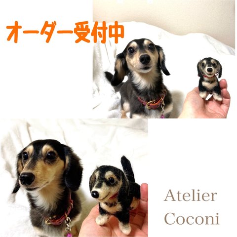 ワンちゃんオーダーメイド　うちのこオーダー　羊毛フェルト犬