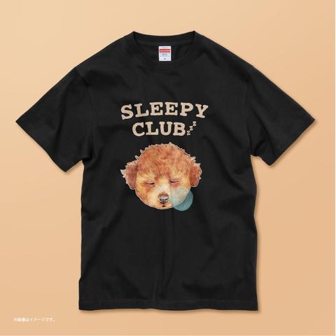 「SLEEPY CLUB_プードル」/コットンTシャツ/送料無料