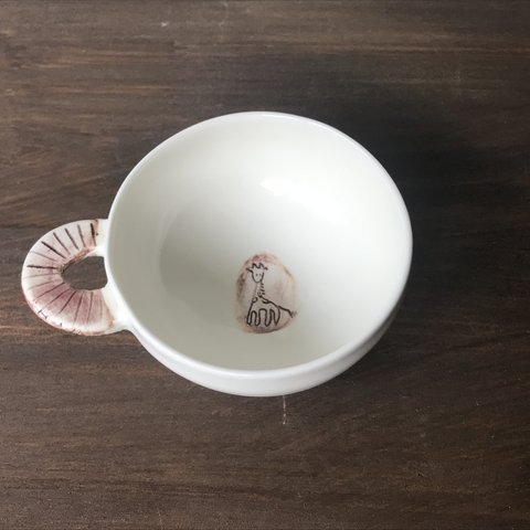 子供の器　スープ　（キリンさん）